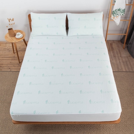 Bibb Home Eucalyptus Infused Scented Waterproof Mattress Pad - Twin XL 2457TWXL